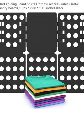 Black Folding Shirt Folder Board
